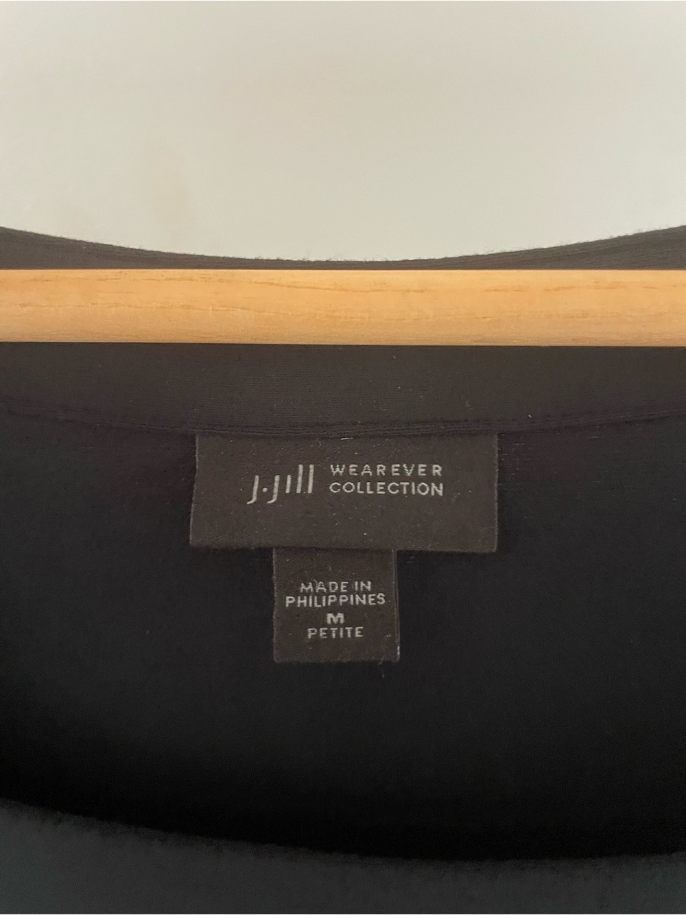J. Jill Black Floral Square-Neck Tunic - Picture 4 of 5